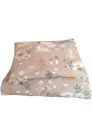 Majvillan Old Garden Pink Junior Bed Set 100X130 Cm Home Sleep Time Bed Sets Pink