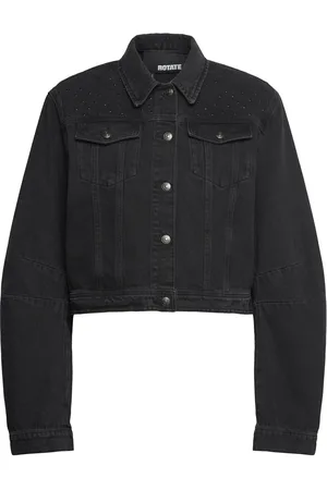 ROTATE Denim Over D Jacket Farkkutakki Denimtakki Grey