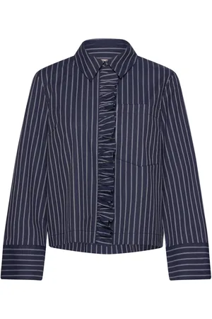 Baum und Pferdgarten Milu Tops Shirts Long-sleeved Navy