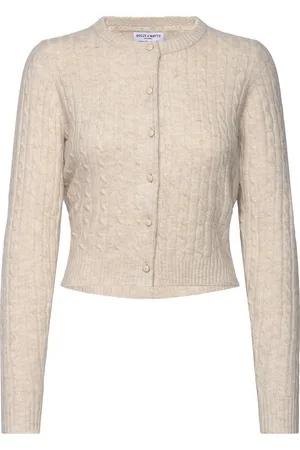 Lindex Cardigan Clarissa Tops Knitwear Cardigans Beige