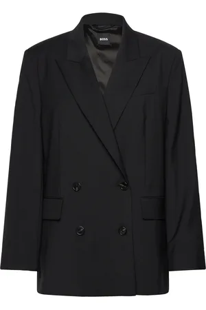 HUGO BOSS Jovana-Db2 Blazers Double Breasted Blazers Black