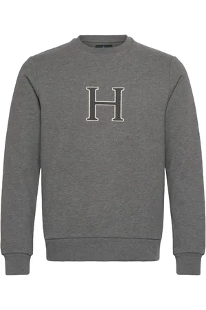Hackett Heritage H Crew Tops Sweat-shirts & Hoodies Sweat-shirts Grey