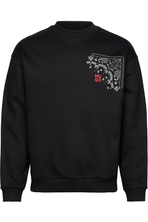HUGO BOSS Derumkek Tops Sweat-shirts & Hoodies Sweat-shirts Black