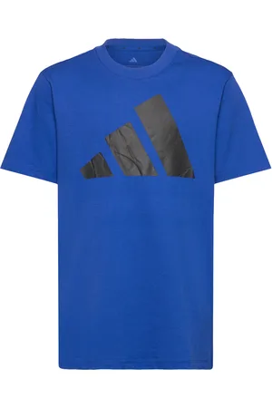 adidas J Bl Tee 160 Tops T-shirts Short-sleeved Blue