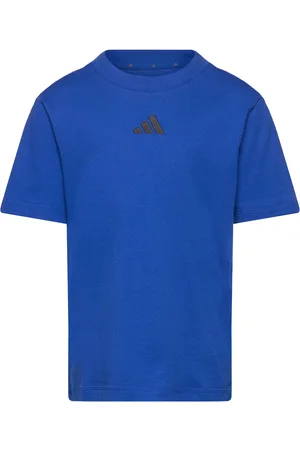adidas J Sl Tee 160 Tops T-shirts Short-sleeved Blue
