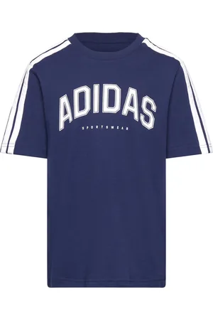 adidas J C Colleg Tee Tops T-shirts Short-sleeved Navy