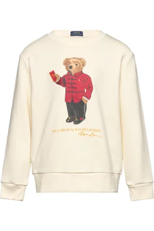 Ralph Lauren Lunar New Year Polo Bear Sweatshirt Tops Sweat-shirts & Hoodies Sweat-shirts Cream