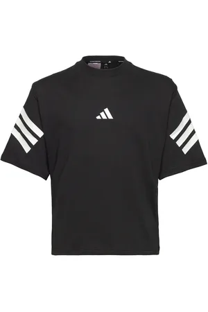 adidas J Fi 3S T Tops T-shirts Short-sleeved Black