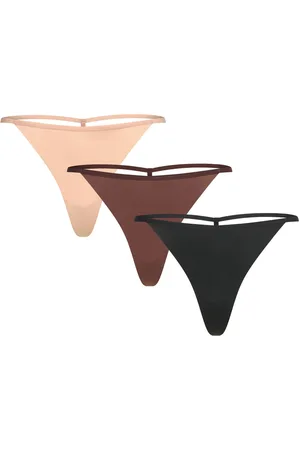 Hunkemöller 3-Pack String R Stringit Alusvaatteet Black