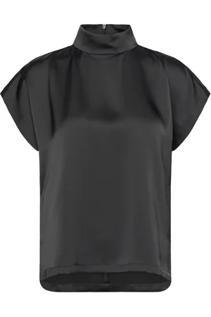HUGO BOSS Caneli-1 Tops Blouses Short-sleeved Black