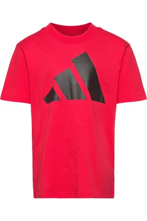 adidas J Bl Tee 160 Tops T-shirts Short-sleeved Red