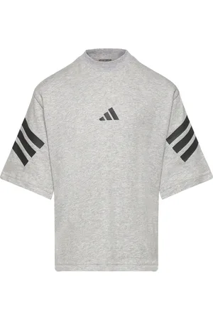 adidas J Fi 3S T Tops T-shirts Short-sleeved Grey
