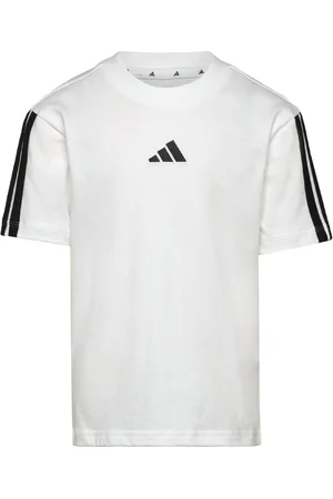 adidas J 3S Tee 160 Tops T-shirts Short-sleeved White