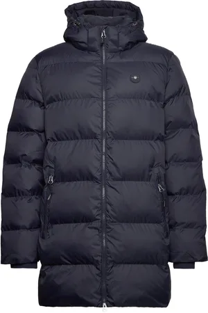 GANT Active Cloud Mid Length Jacket Vuorillinen Takki Topattu Takki Navy