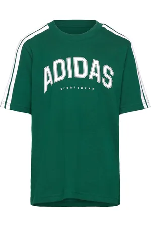 adidas J C Colleg Tee Tops T-shirts Short-sleeved Green