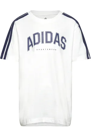 adidas J C Colleg Tee Tops T-shirts Short-sleeved White