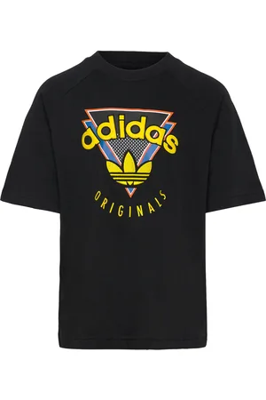 adidas Tee Tops T-shirts Short-sleeved Black