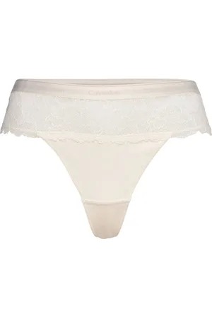 Calvin Klein Thong Stringit Alusvaatteet Cream