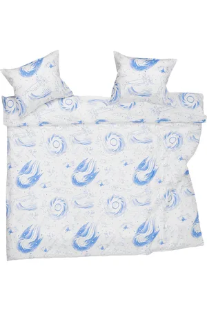 Arabia Moomin Bdln Set 240X210 Comet Gots Home Textiles Bedtextiles Bed Sets White