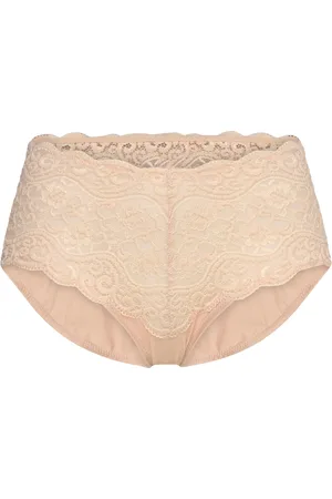 Triumph Amourette Maxi Lingerie Panties High Waisted Panties Beige