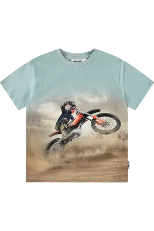 Molo Roxo Tops T-shirts Short-sleeved Blue