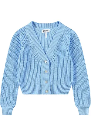 Molo Gilberta Tops Knitwear Cardigans Blue