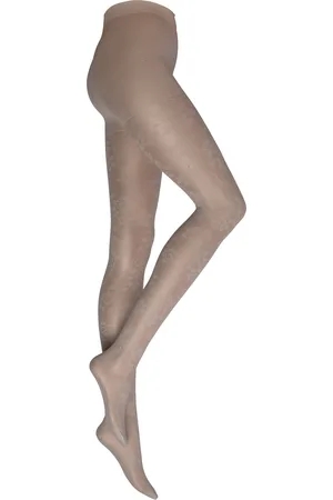 Lindex Tights 30 Den Spring Floral Lingerie Pantyhose White