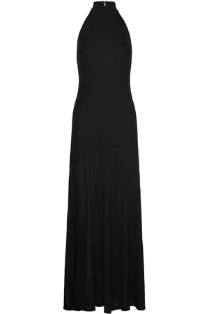 Weekday Open Back Maxi Halter Dress Maksimekko Juhlamekko Black