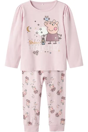 NAME IT Nmfdyris Peppa Ls Nightset Noos Cplg Pyjamasetti Pyjama Purple