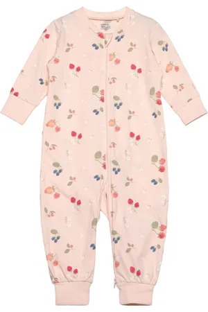 Lindex Pyjamas Berries Pyjama Sie Jumpsuit Haalari Pink