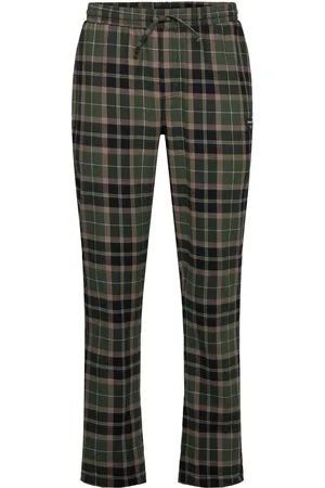 Björn Borg Core Flannel Pyjama Pants Olohousut Khaki Green