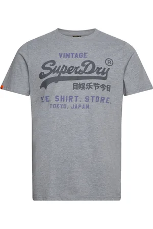 Superdry Vl Heritage Relaxed Tee Tops T-shirts Short-sleeved Grey