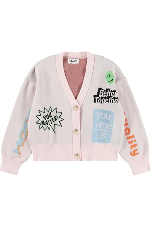 Molo Gilly Tops Knitwear Cardigans Pink