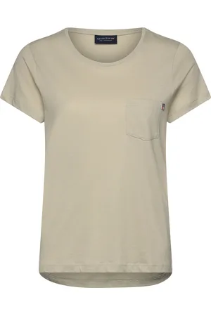Lexington Cotton-Modal Blend Classic Tee Tops T-shirts & Tops Short-sleeved Green