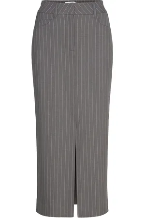 Copenhagen Muse Cmtailor-Skirt Skirts Knee-length & Midi Skirts Grey