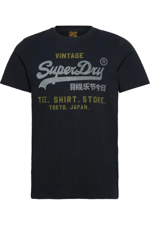 Superdry Vl Heritage Relaxed Tee Tops T-shirts Short-sleeved Navy