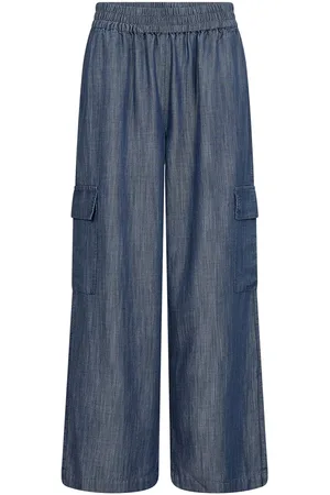 soyaconcept Sc-Ontario Bottoms Trousers Cargo Pants Navy