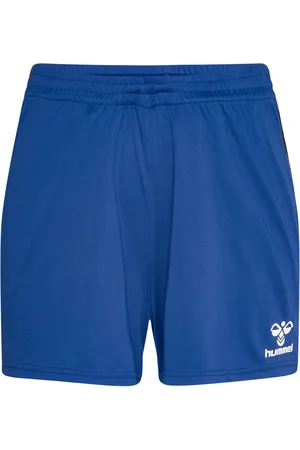 Hummel Hmlauthentic Pl Shorts Woman Sport Women Sport Clothing Sport Shorts Sport Training Shorts Blue