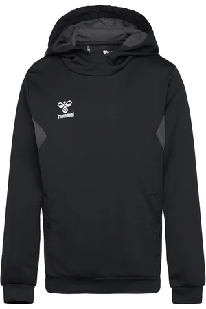 Hummel Hmlauthentic Pl Hoodie Kids Tops Sweat-shirts & Hoodies Hoodies Black