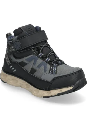 Color Kids Boots Low Cut W. 1 Velcro-Wp Talvikengät Tarroilla Black