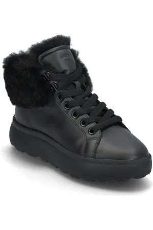 Geox D Spherica Ec4.1 A Korkeavartiset Tennarit Black