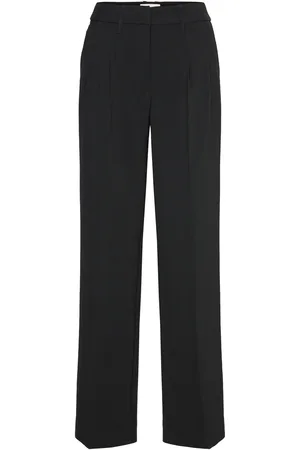 Freequent Fqcarma-Pants Bottoms Trousers Suitpants Black