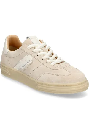 Tamaris Women Lace-Up Matalavartiset Sneakerit Tennarit Beige