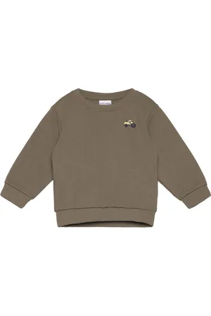 NAME IT Nmmvallen Ls Nreg Sweat Bru Tops Sweat-shirts & Hoodies Sweat-shirts Green