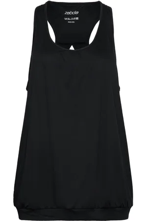 ZEBDIA Women Sports Top Sport T-shirts & Tops Sleeveless Black