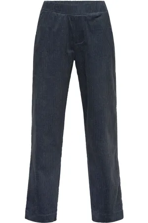 Huttelihut Pants Corduroy Bottoms Trousers Navy
