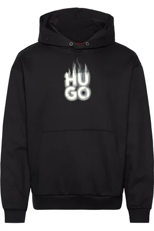 HUGO BOSS Defnio Tops Sweat-shirts & Hoodies Hoodies Black