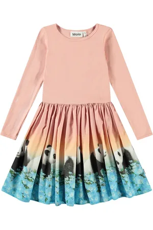 Molo Casie Dresses & Skirts Dresses Casual Dresses Long-sleeved Casual Dresses Pink