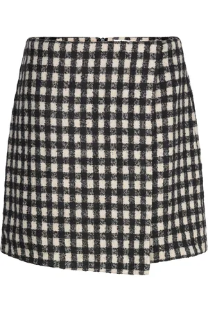 By Malina Farrah Boucle Mini Skirt Designers Short Skirts Black