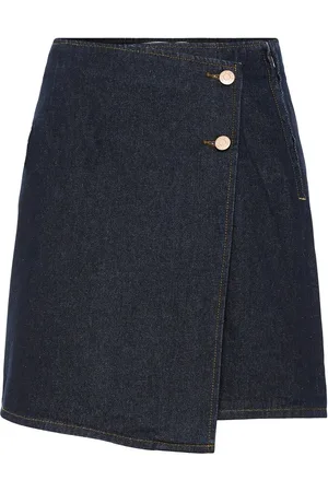 Y.A.S Lisana Hmw Short Denim Skirt S. Skirts Short Skirts Navy
